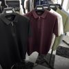 LOOKMAN HALF ZIP POLO T-SHIRT