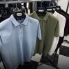LOOKMAN HALF ZIP POLO T-SHIRT